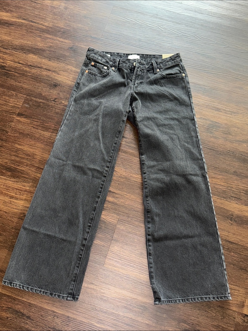 PacSun Black Wide-Leg Women's Jeans